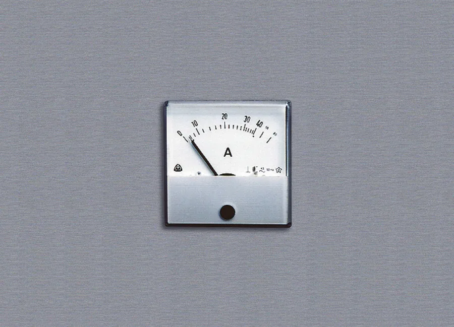 Ampermérő - fűrészszalag terhelésjelző